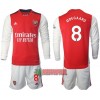 Oficiální Fotbalový Dres s Dlouhý Rukáv Arsenal Odegaard 8 Domácí 2021-22 pro Děti